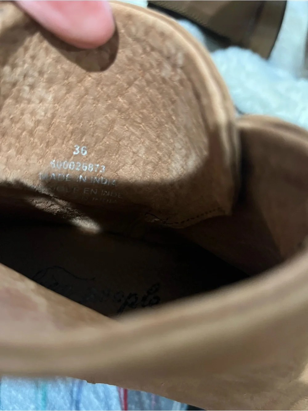 Free People Chestnut Tan Suede Ankle Booties